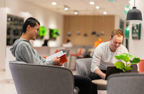 Students at campus Karlskrona